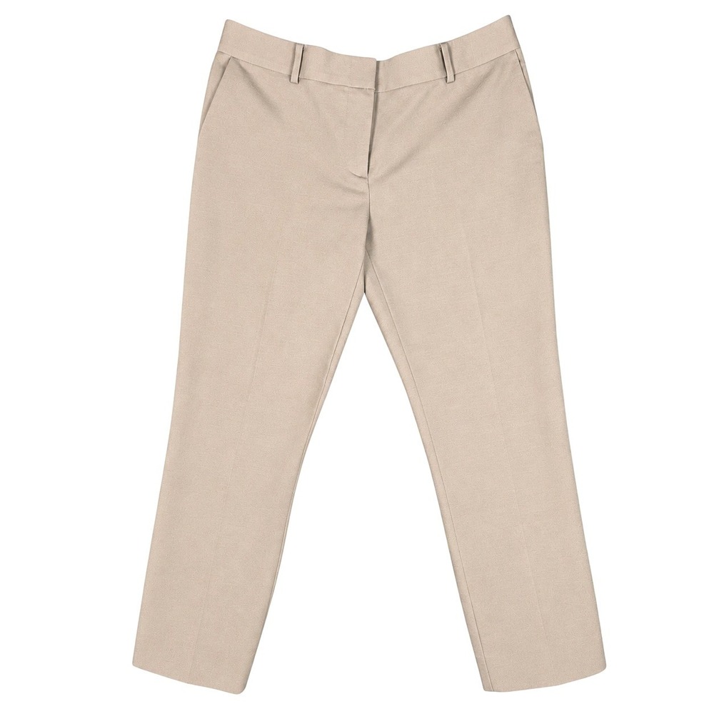 Kate Spade Davis Capri Pants Womens 6 Tan Khaki Stretch Ankle Trouser Casual